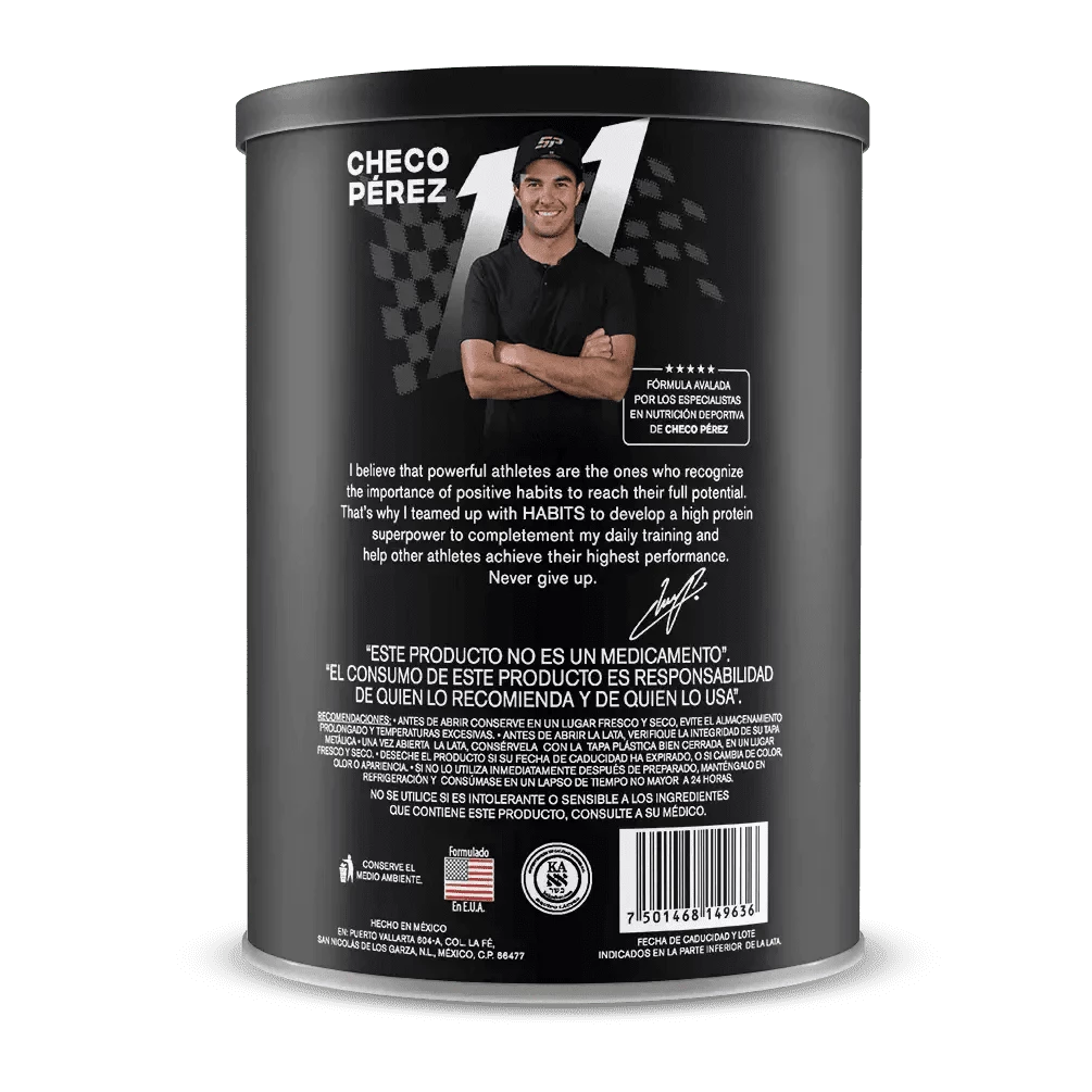 Habits x Sergio Pérez Vainilla 578 gr. - Mr Sabor