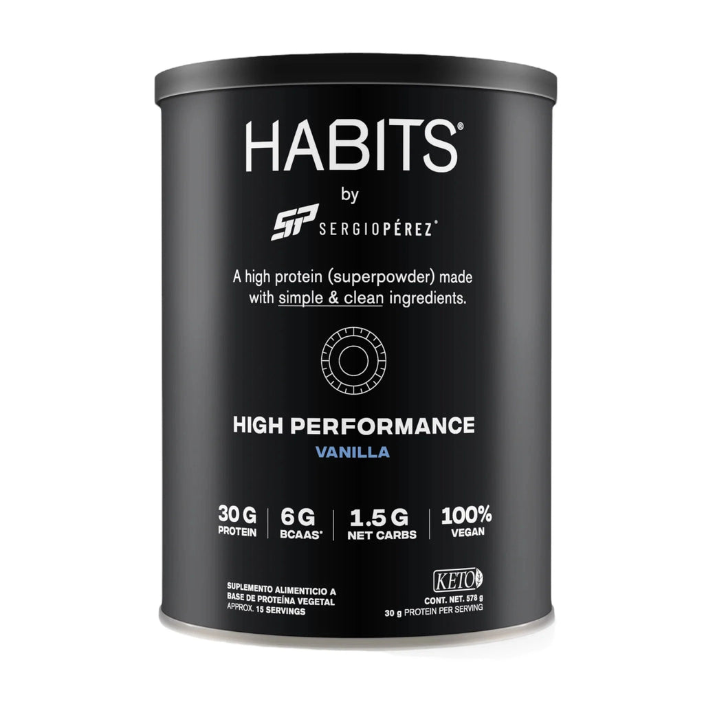 Habits x Sergio Pérez Vainilla 578 gr. - Mr Sabor