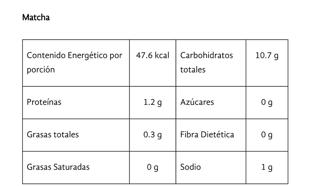 Amarea Oblea de Amaranto con Matcha