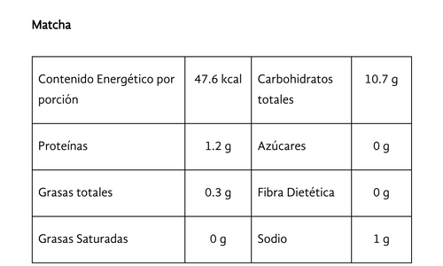 Amarea Oblea de Amaranto con Matcha