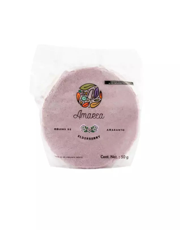 Amarea Oblea de Amaranto con Elderberry
