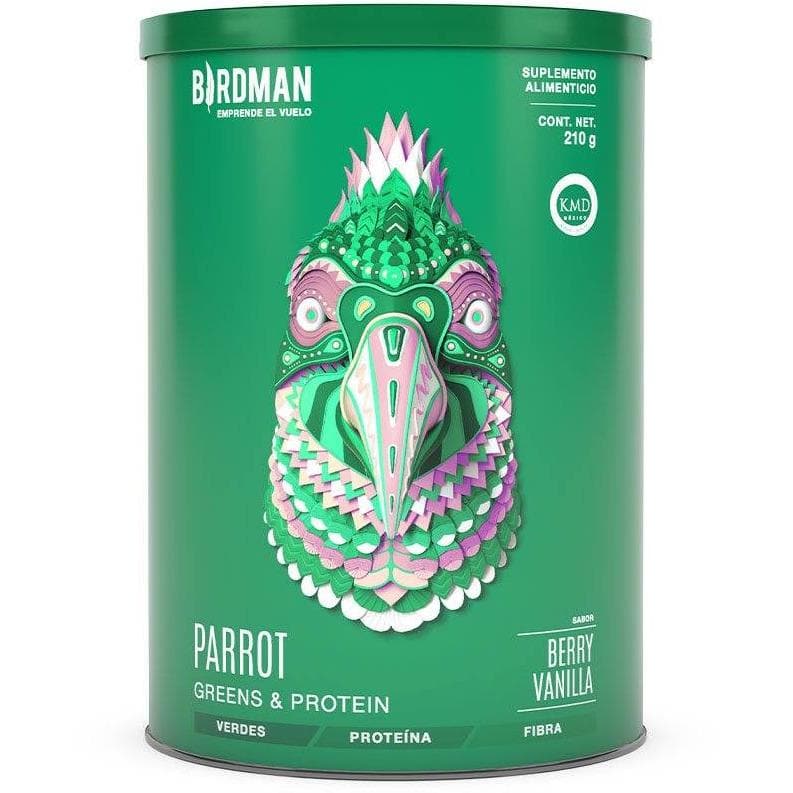 Birdman Parrot Greens & Proteína Berry Vainilla
