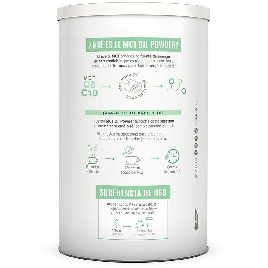 MCT Oil Powder Sabor Vainilla - Mr Sabor