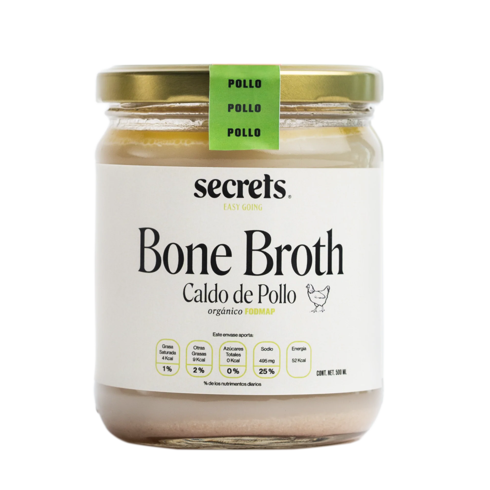 Secrets Bone Broth Pollo Fodmap