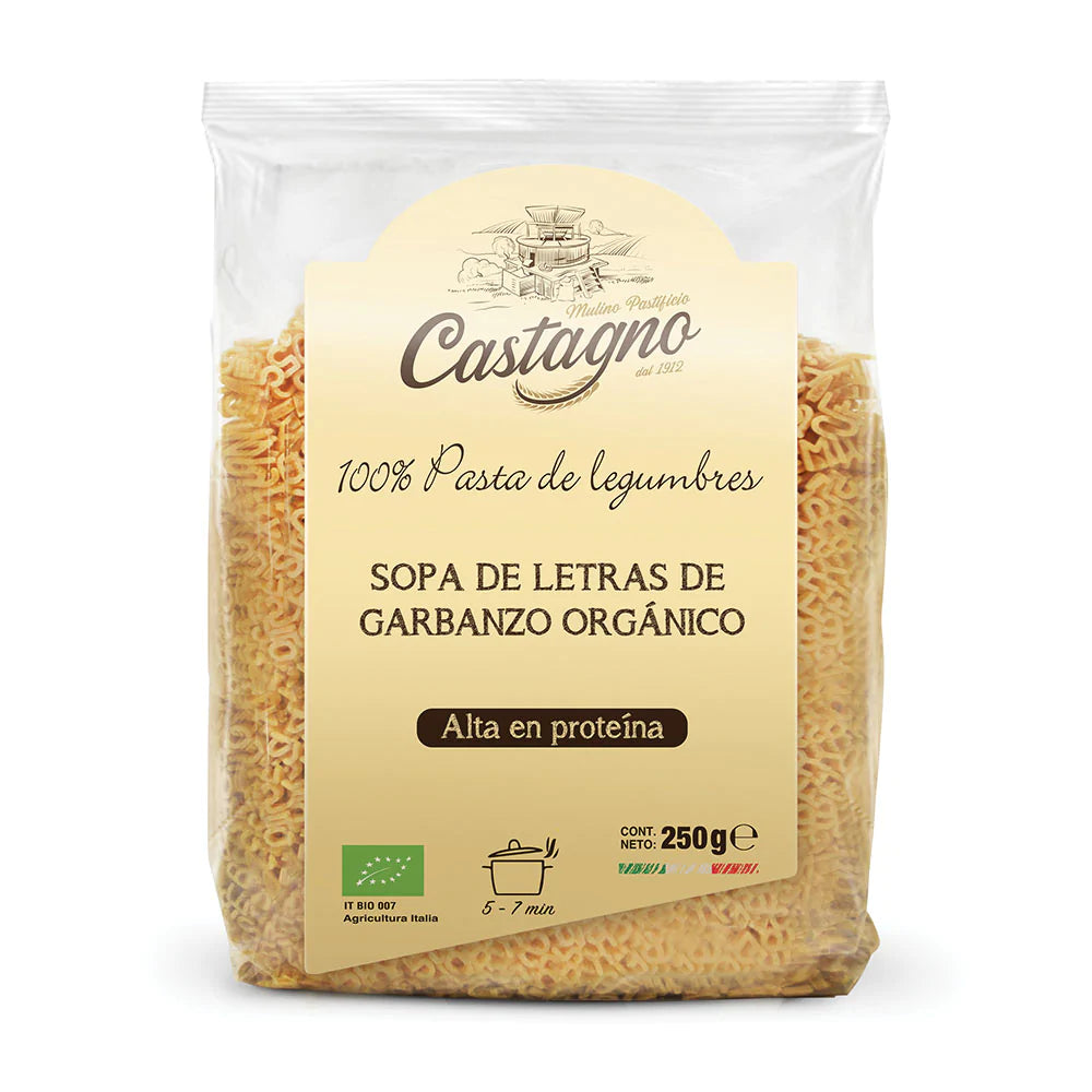 Castagno Sopa de Letras de Garbanzo Orgánico