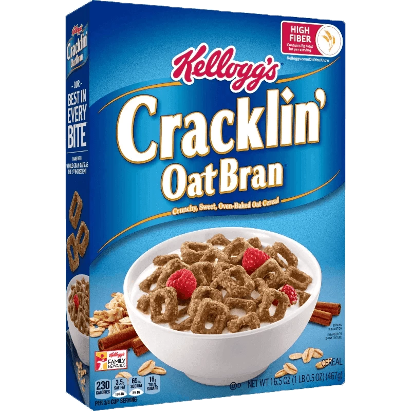 Kellogg's Cracklin' Oat Bran Cereal