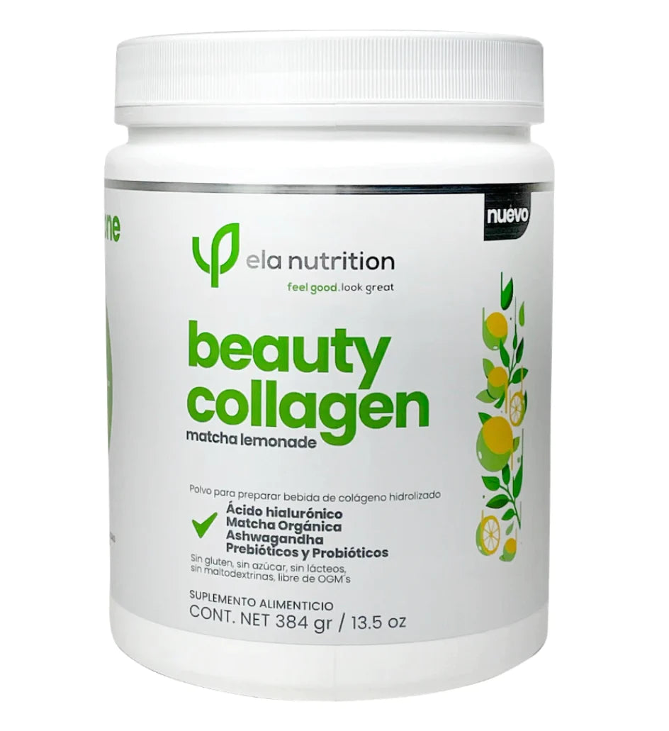 Ela Nutrition Beauty Collagen Matcha Lemonade