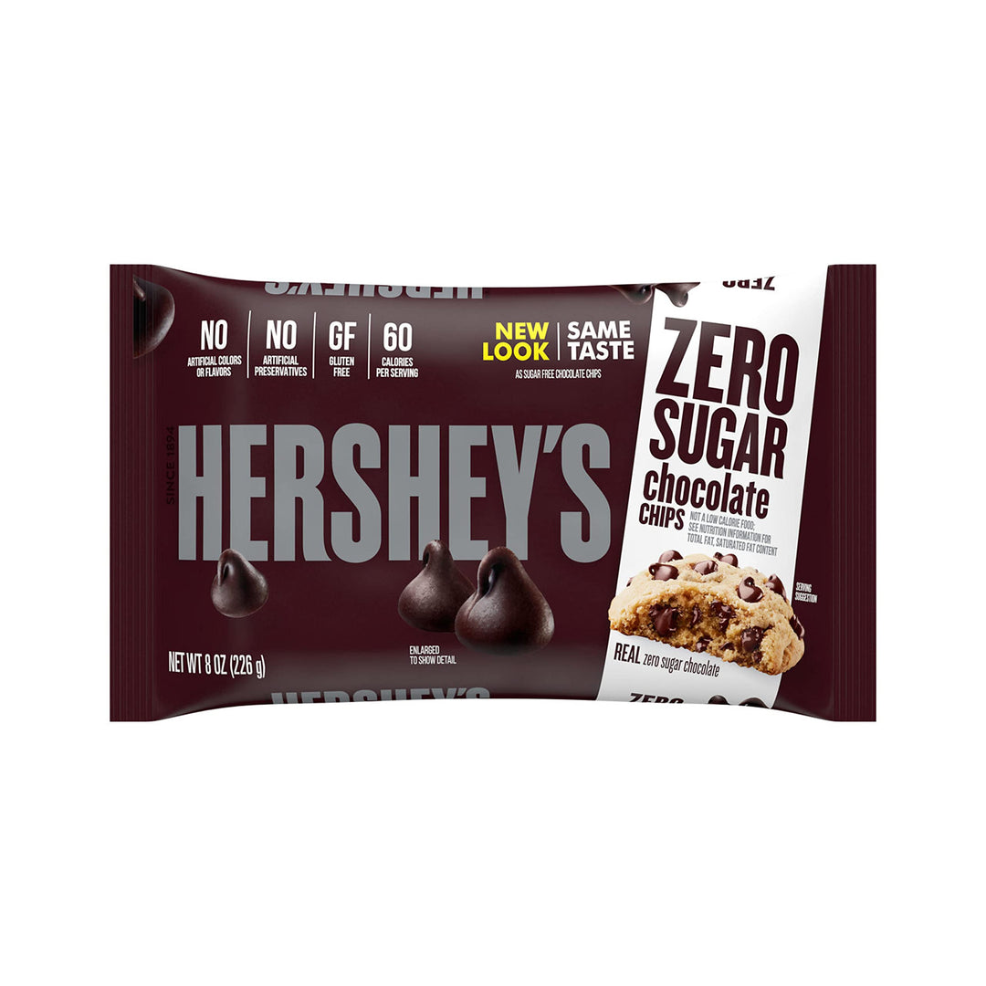 Hershey's Chispas de Chocolate para Hornear Sin Azúcar - Mr Sabor