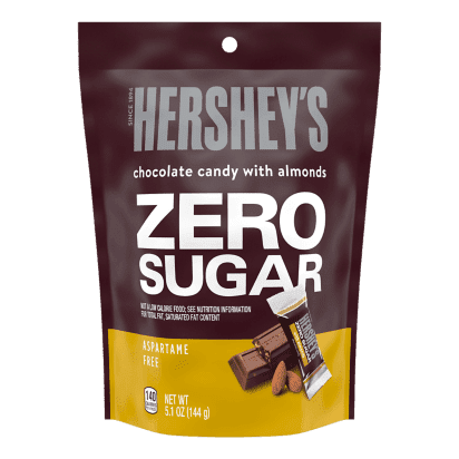 Hershey's Zero Sugar Barras de Chocolate con Almendra 144 g.