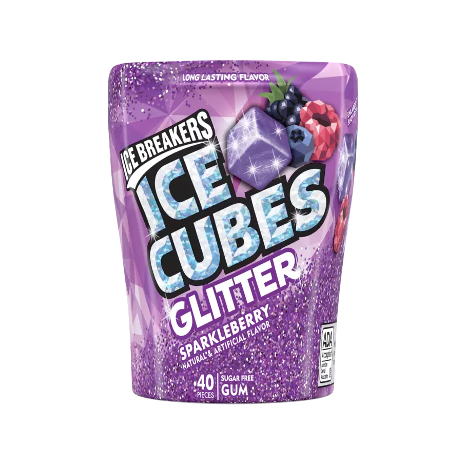 Ice Cubes Glitter Sparkleberry