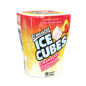 Ice Cubes Strawberry Lemonade