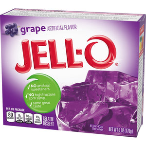 Jell-O Gelatina Sabor Uva