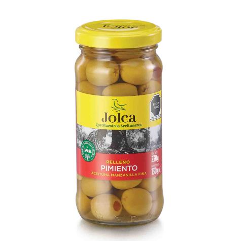 Jolca Aceituna Manzanilla Fina Relleno Pimiento 230 g - Mr Sabor