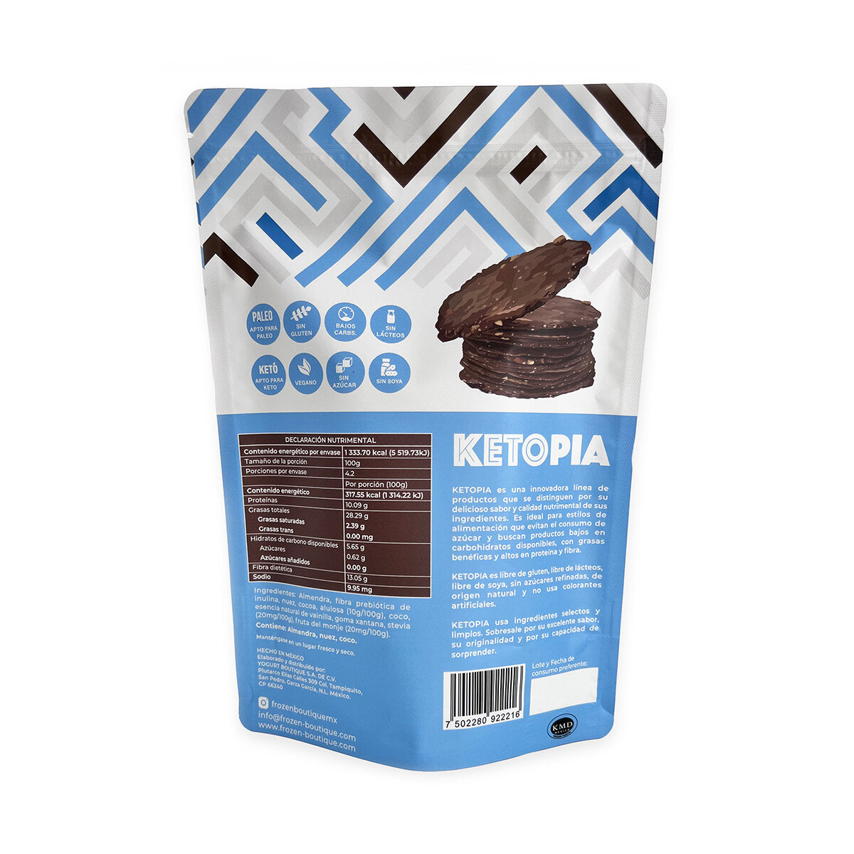 Ketopia Galletas de Brownie