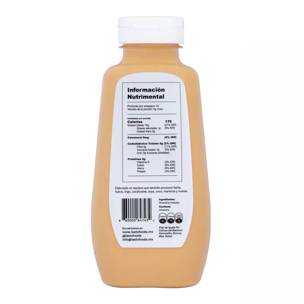 Lasto Foods Crema de Almendra