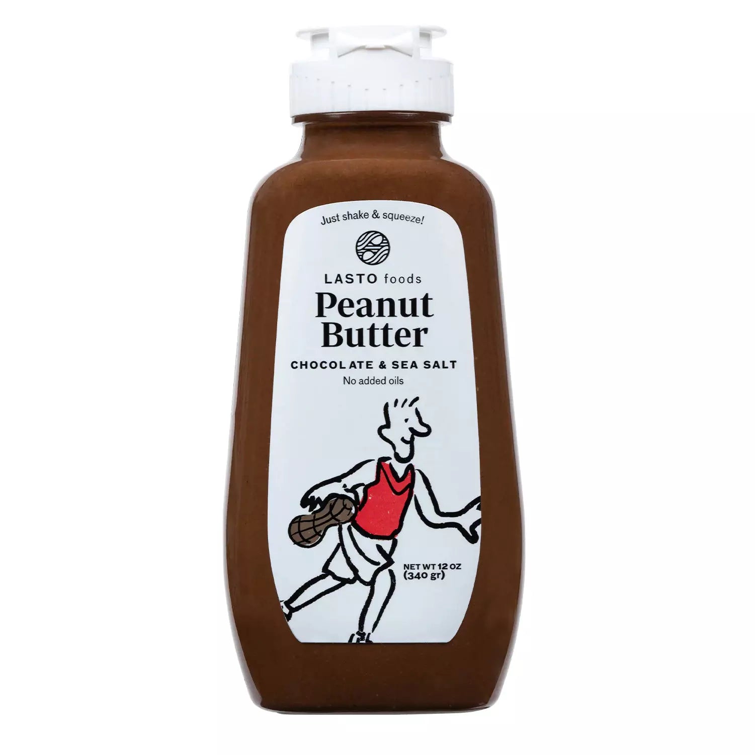 Lasto Foods Crema de Cacahuate con Chocolate y Sal de Mar