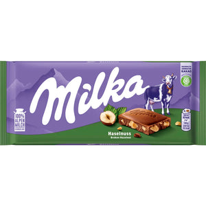 Milka Chocolate con Avellanas Haselnuss