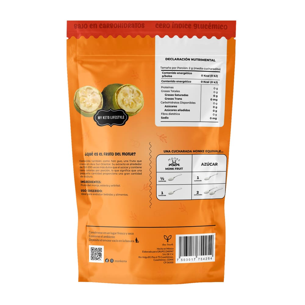 Monke Endulzante de Fruto del Monje 300 g