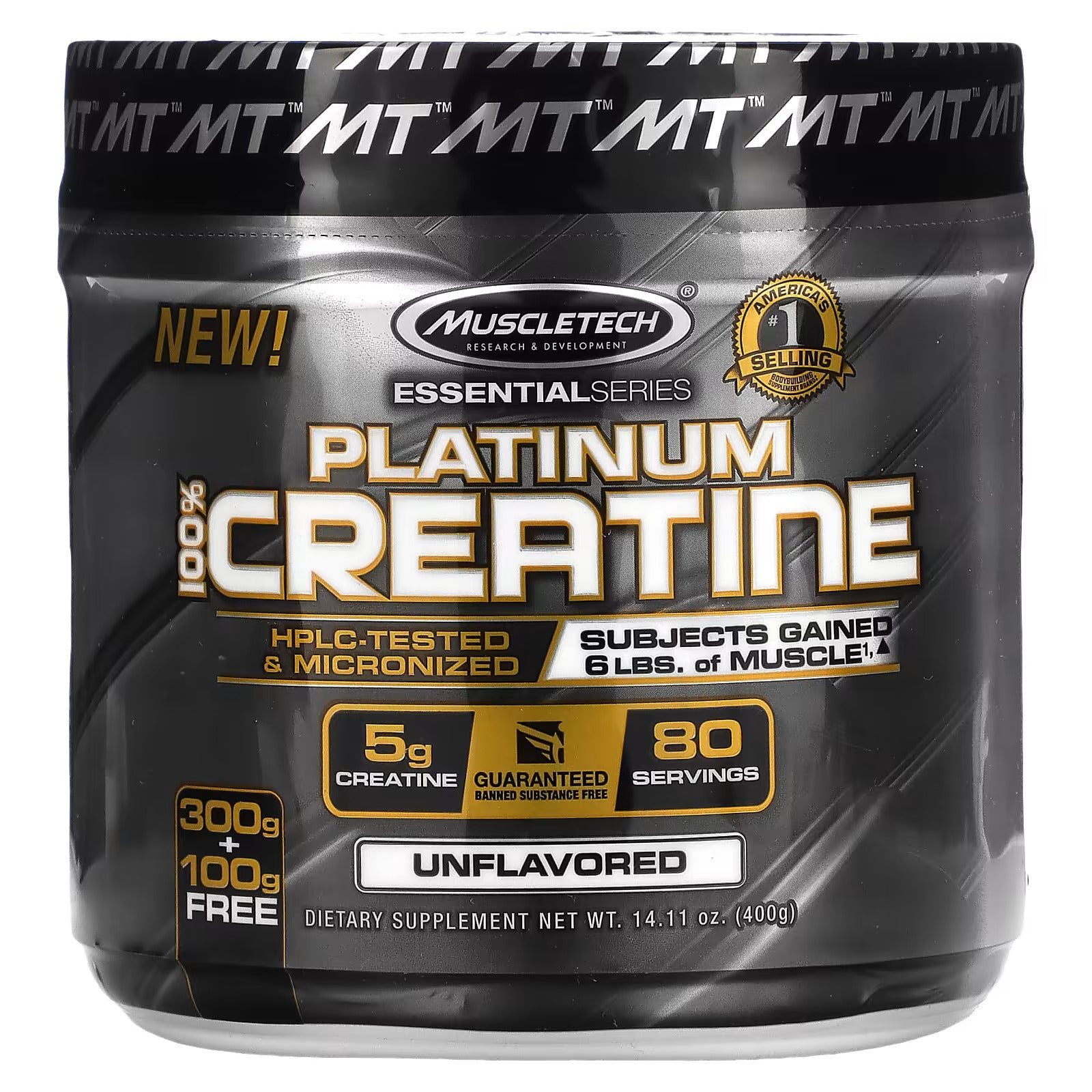 Muscle Tech Platinum Creatina Sin Sabor - Mr Sabor