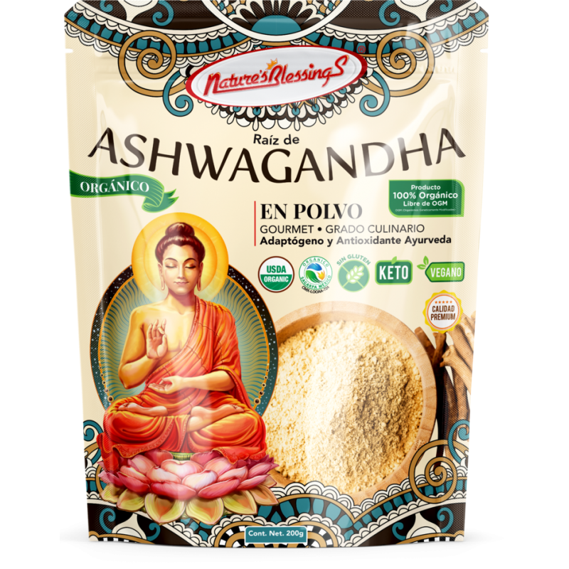 Natures Blessings Ashwagandha en Polvo - Mr Sabor