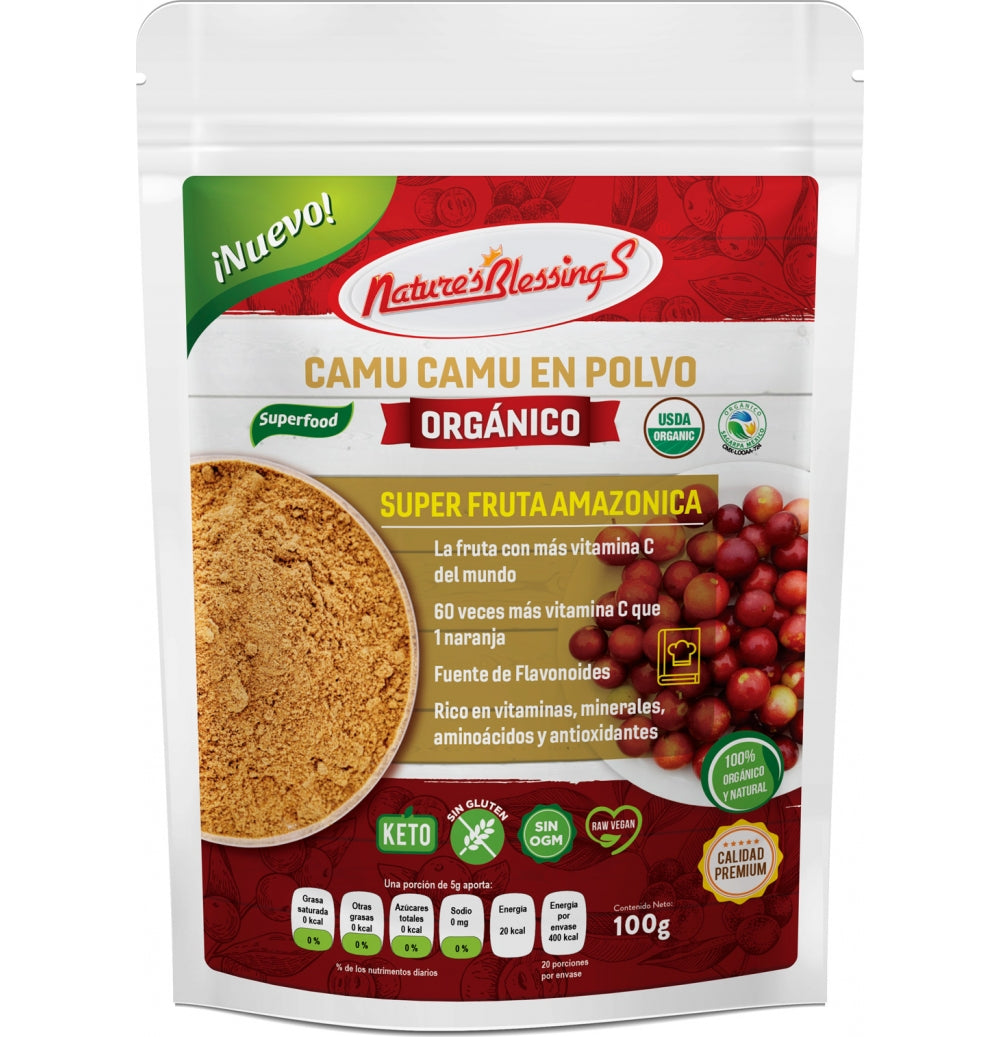 Nature's Blessings Camu Camu en Polvo - Mr Sabor