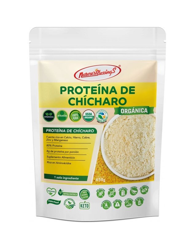 Nature's Blessings Proteína de Chícharo 450 gr. - Mr Sabor