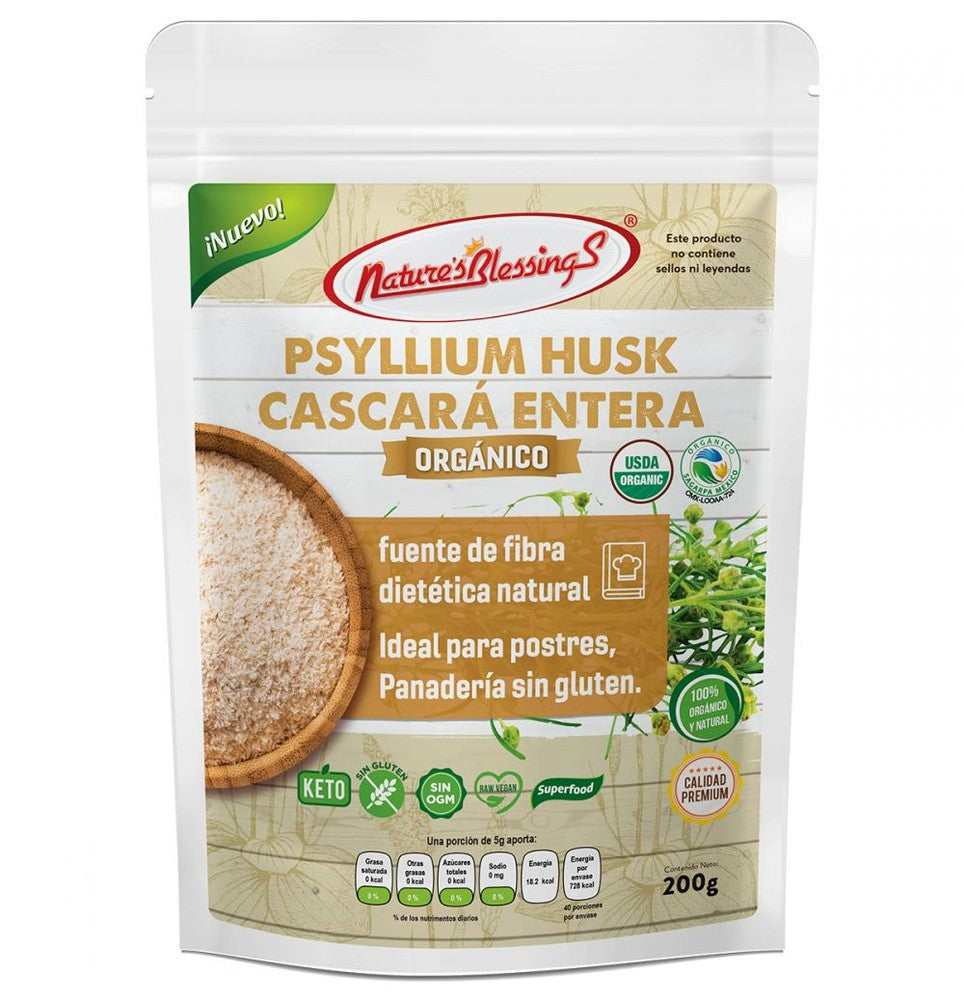 Nature's Blessings Psyllium Husk Cascara Entera