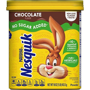 Nestle Nesquik Polvo Chocolate Sin Azúcar - Mr Sabor