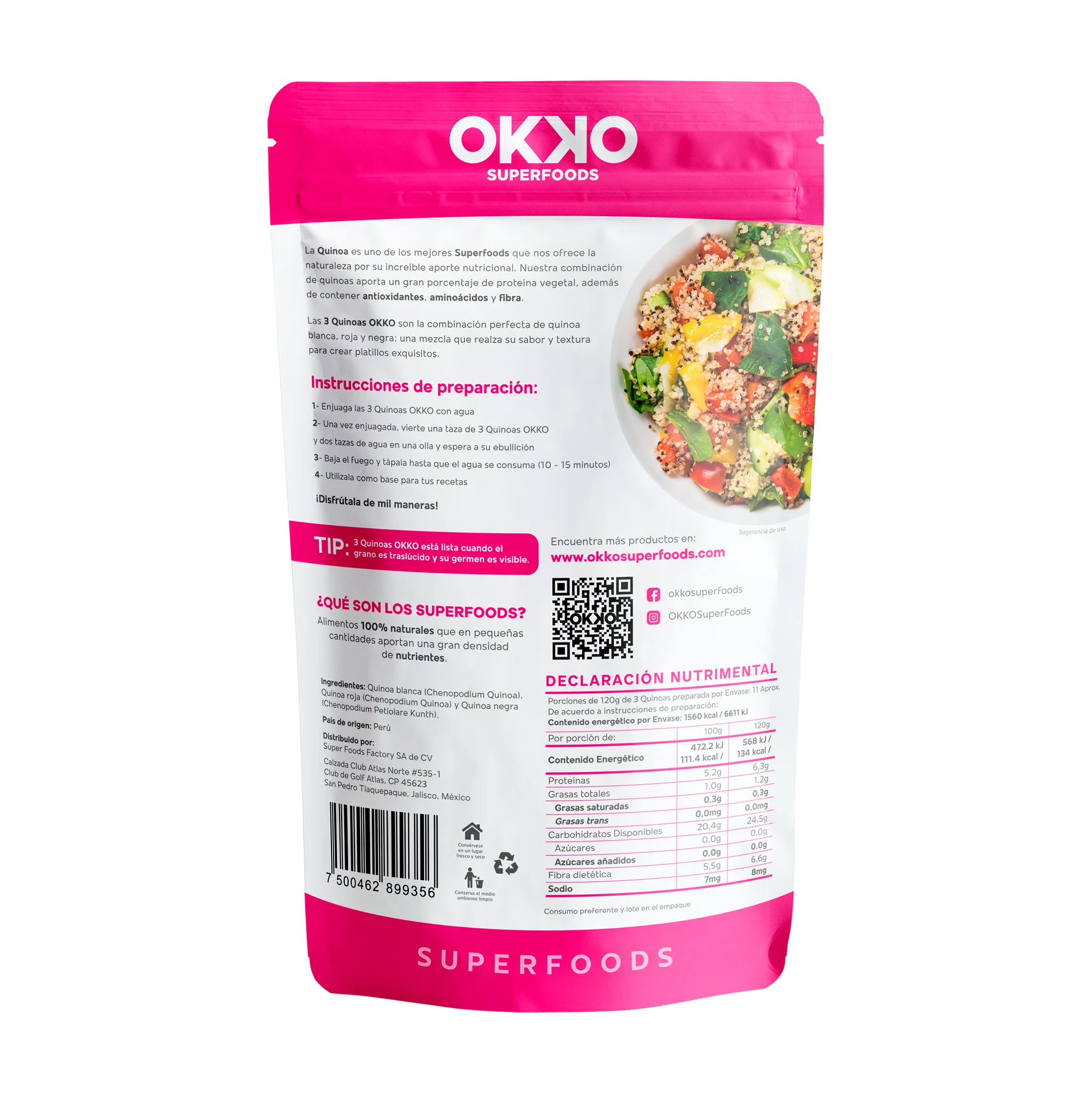 Okko 3 Quinoas