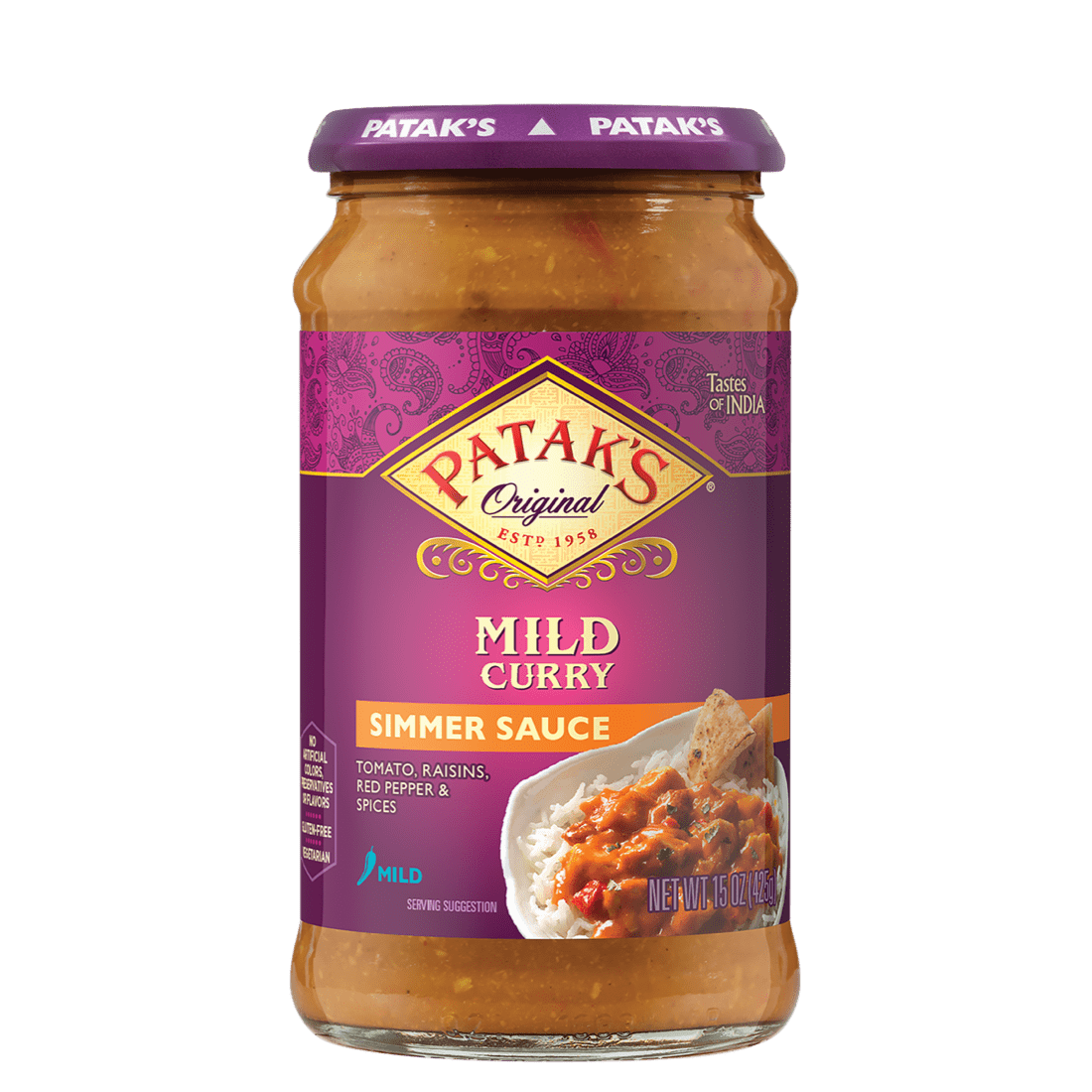 Patak's Mild Curry Simmer Sauce