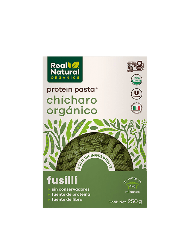 Real Natural Pasta Fusilli de Chícharo Verde