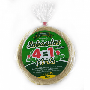 Fibrelas Tortillas Sabanitas de Maíz y Nopal - Mr Sabor