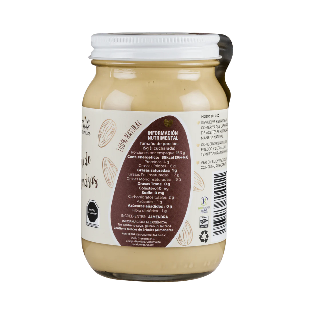 Sarai's Crema de Almendras 230 g - Mr Sabor