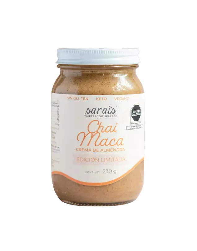 Sarai's Chai Maca Crema de Almendra