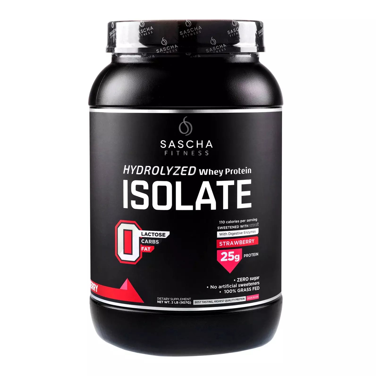 Sascha Fitness Proteína Hidrolizada Fresa