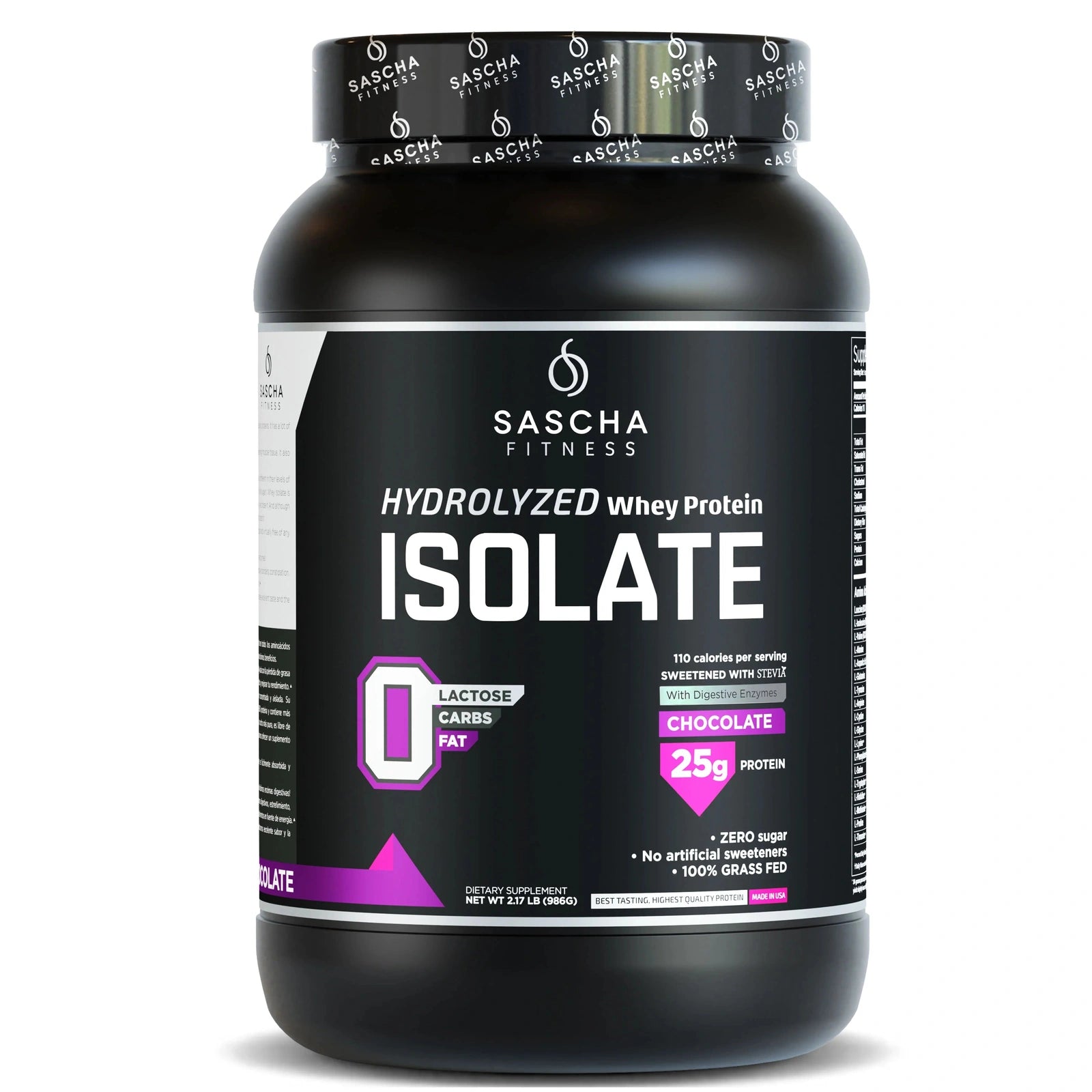 Sascha Fitness Proteína Hidrolizada Chocolate - Mr Sabor