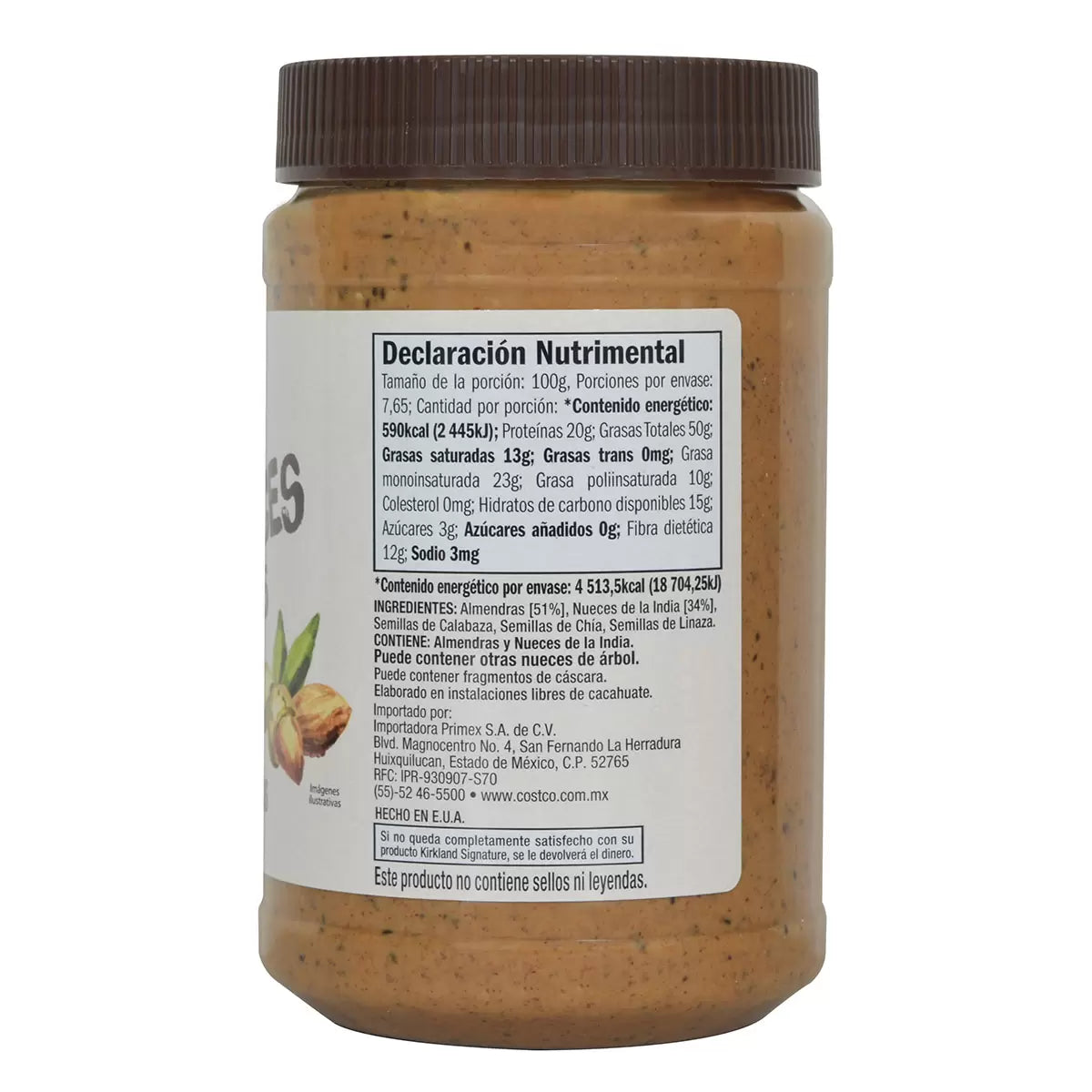 Kirkland Crema de Nueces Mixtas