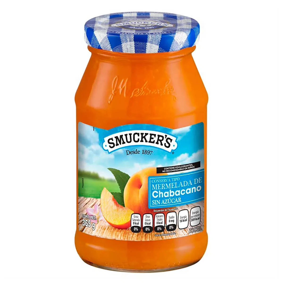 Smucker's Mermelada Chabacano Sin Azúcar - Mr Sabor