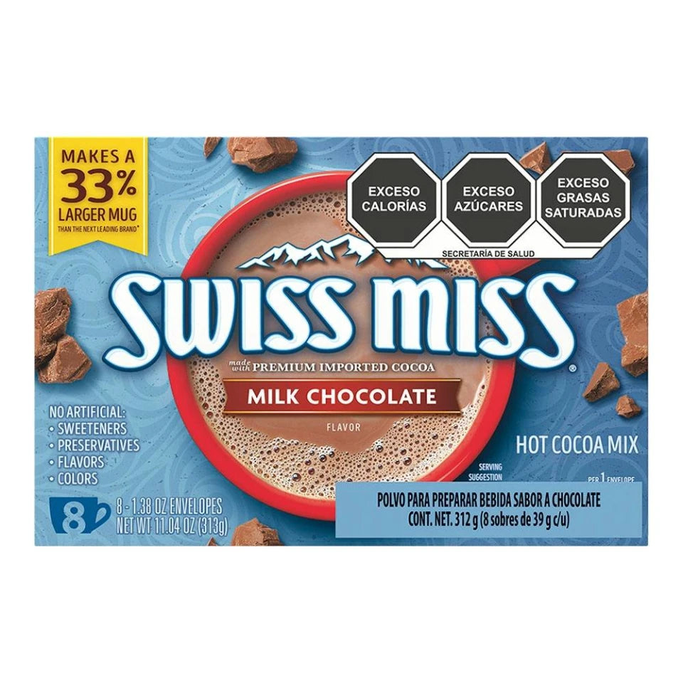 Swiss Miss Milk Chocolate Hot Cocoa Mix 8 sobres