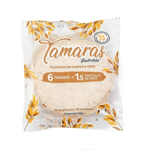 Tamaras Tortillas de Avena y Chía - Mr Sabor