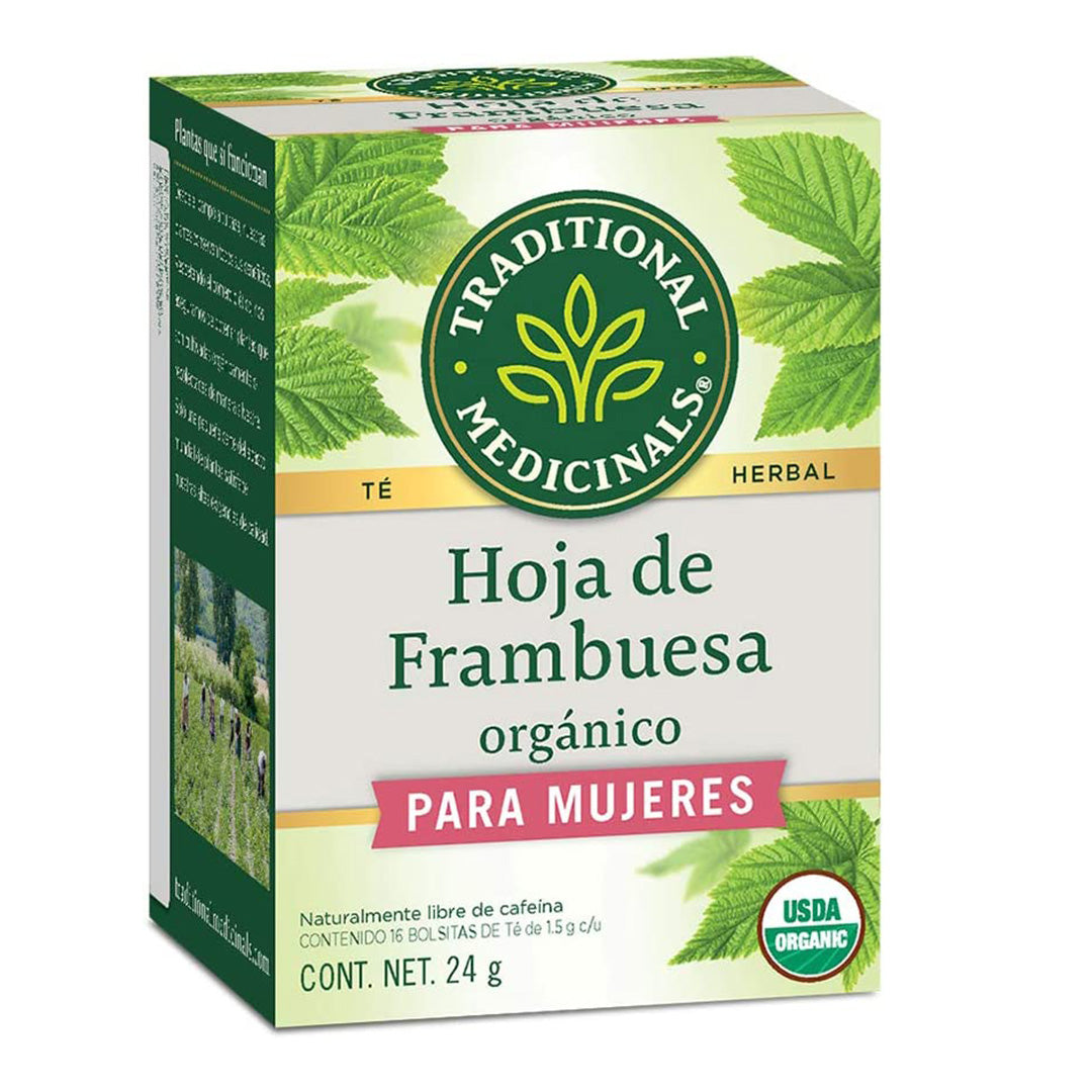 Traditional Medicinals Té Hoja de Frambuesa Orgánico para Mujeres