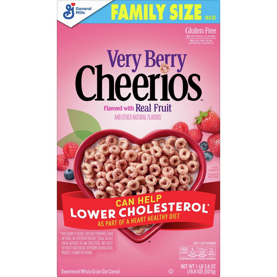 General Mills Cereal Very Berry Cheerios - Mr Sabor